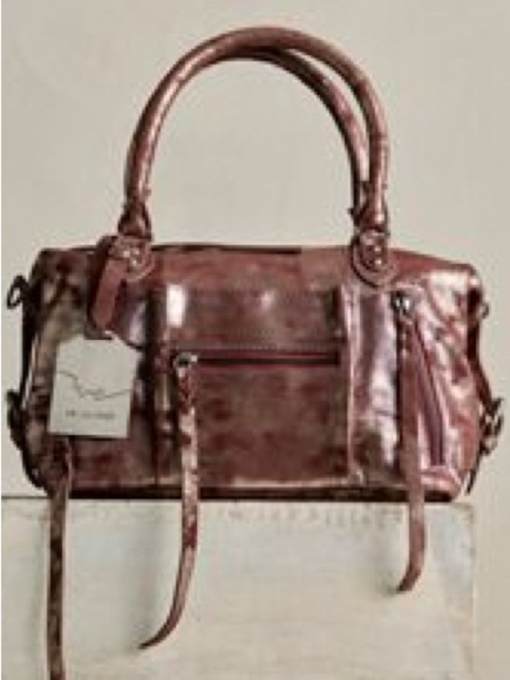 Free People Baby Emerson Tote Handbag “Pyrite” Hard to find Sought after NWT